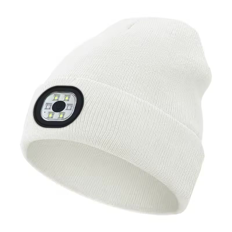 Bonnet Bluetooth 3 en 1 – Lumière LED + Casque sans FIL unisexe  + Style